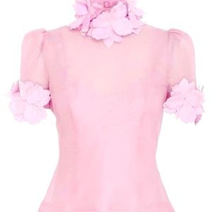 Zimmerman Pink Tide Appliqué Top NWT